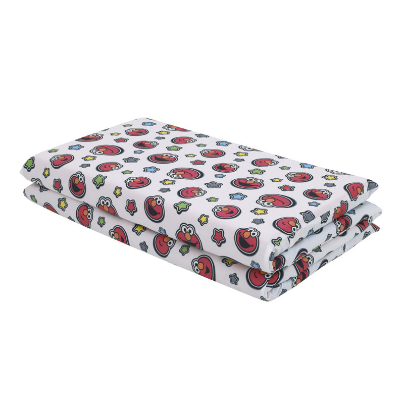Sesame Street NoJo Disney Elmo with Stars Fitted Crib Sheet | Wayfair